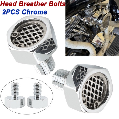 2pcs chrome head - head, breather